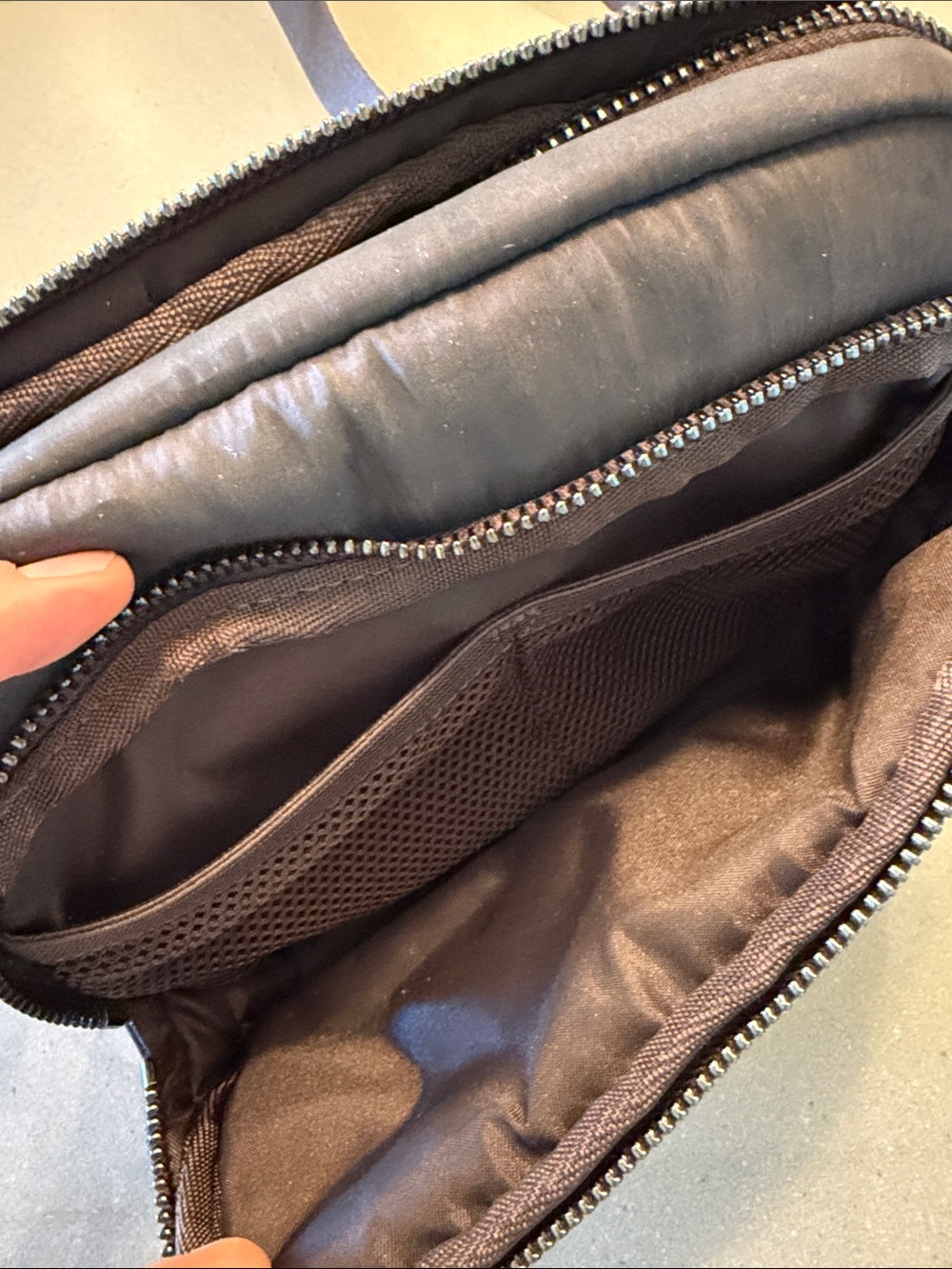 lululemon athletica Brown Quilted Belt Bag - Picture 2 of 4